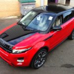 range rover EVOQUE tinted and wrapped