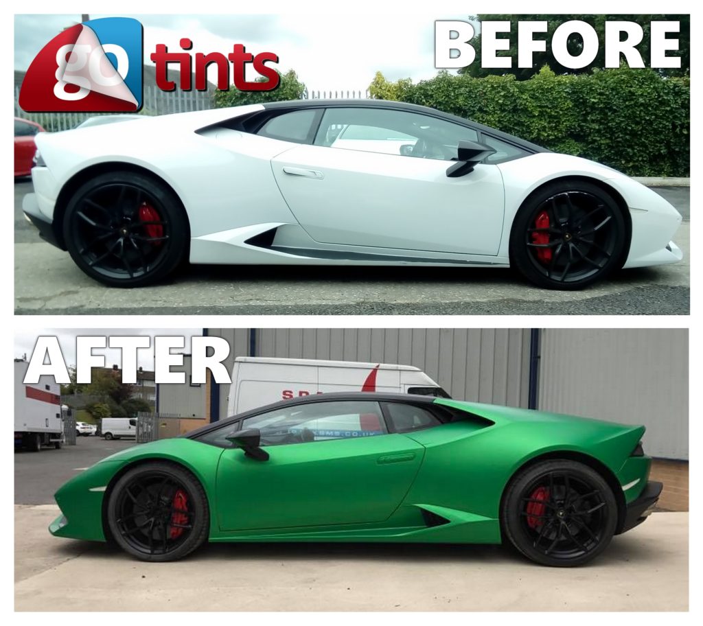 vehicle wrapping huddersfield go tints LAMBO